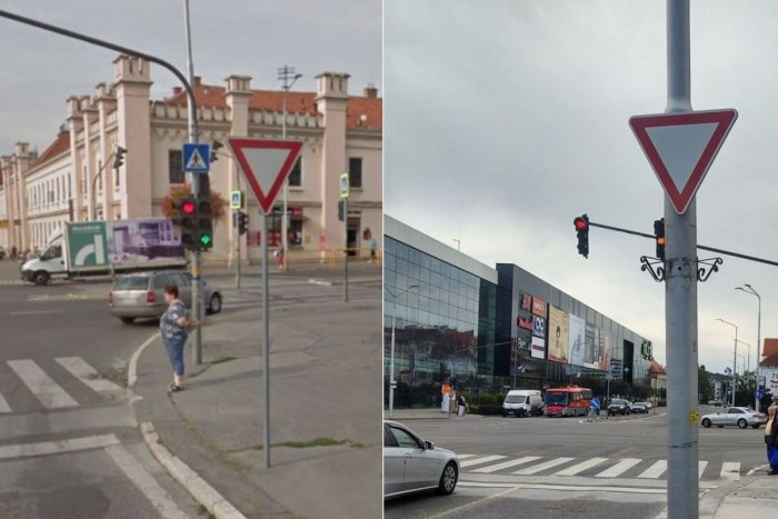 Ilustračný obrázok k článku Drobnosti, ktoré potešia: Na desiatkach miest už chodcom nezavadzajú dopravné značky