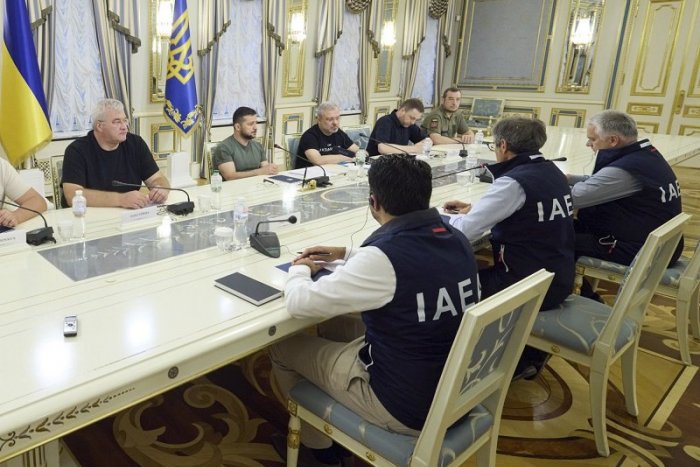 Ilustračný obrázok k článku Zelenskyj ZÚRI: Rusi nevpustili do záporožskej elektrárne zahraničných novinárov