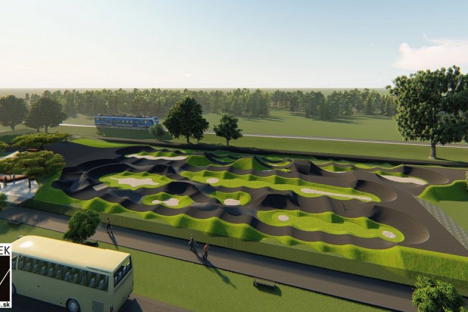 Ilustračný obrázok k článku V Trnave štartujú práce na pumptracku: Dráha bude NAJVÄČŠIA na Slovensku, VIZUALIZÁCIE