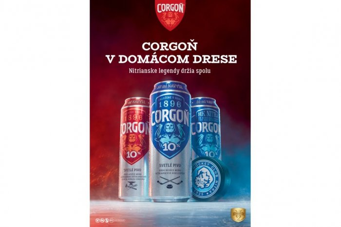 Ilustračný obrázok k článku Značka Corgoň oslavuje hokejové emócie, pre fanúšikov HK Nitra si pripravila špeciálnu hokejovú plechovku