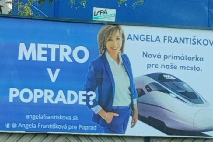Ilustračný obrázok k článku ŽART alebo to myslí vážne? Kandidátka na primátorku Popradu sa pohráva s myšlienkou METRA