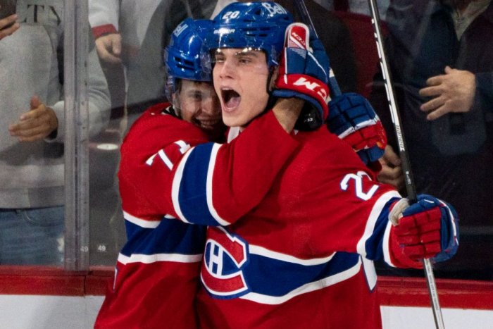 Ilustračný obrázok k článku VYTEŠENÝ ako nikdy predtým: Slafkovský strelil PRVÝ gól v NHL a hneď ním prekonal rekord!