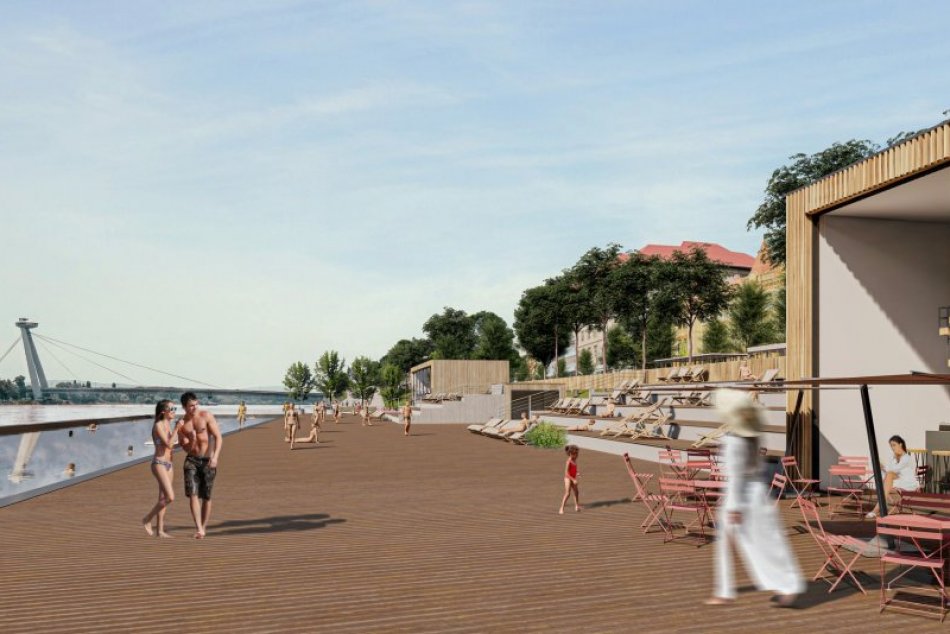 Ilustračný obrázok k článku ÚŽASNÁ premena! TAKTO by mohlo vyzerať nábrežie v centre Bratislavy + VIZUALIZÁCIE