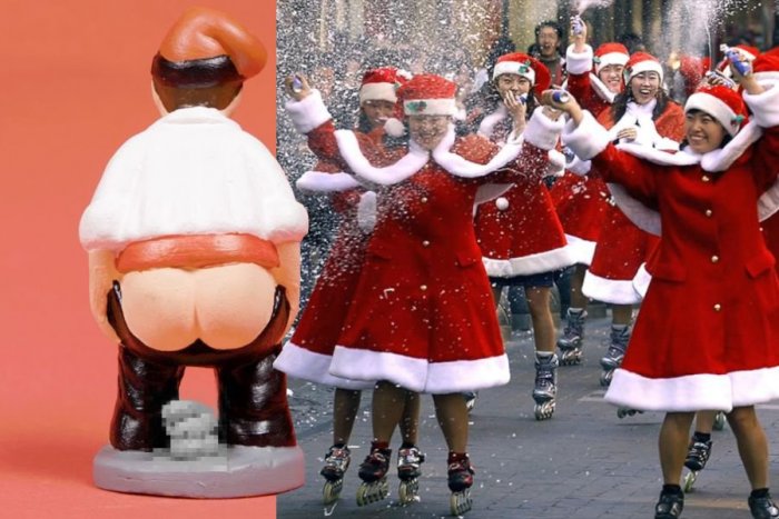 Ilustračný obrázok k článku Zabudnite na kapra a koledy: Toto sú NAJŠIALENEJŠIE vianočné zvyky z celého sveta