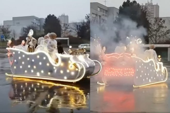 Ilustračný obrázok k článku PREKVAPENIE na stanici v Nitre: Hasičov navštívil Mikuláš na motorových saniach, VIDEO