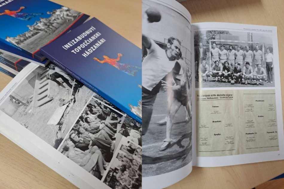 Ilustračný obrázok k článku Športoví nadšenci, TOTO musíte mať! Vyšla nová kniha (Ne)zabudnutí topoľčianski hádzanári