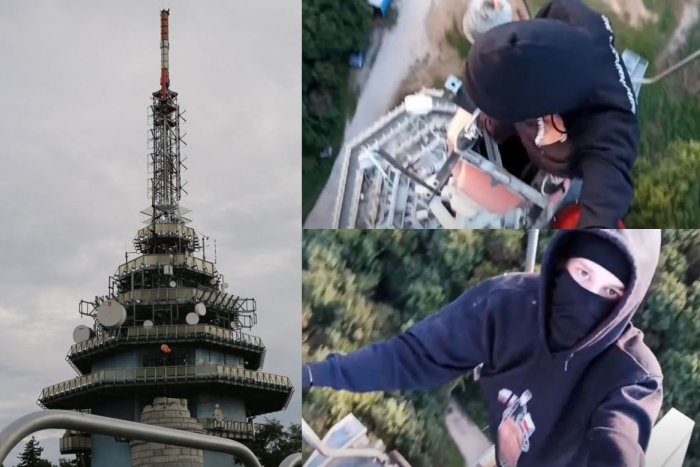 Ilustračný obrázok k článku Mladík vyliezol na VYSIELAČ Zobor: Z toho pohľadu vám bude zle, VIDEO