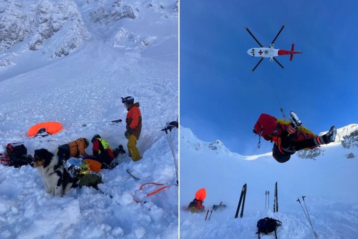 Ilustračný obrázok k článku DRAMATICKÉ chvíle v Nízkych Tatrách: Lavíny strhli dvoch lyžiarov, FOTO