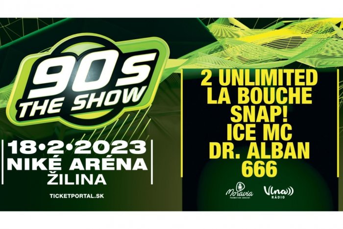 Ilustračný obrázok k článku Prichádza NAJVÄČŠIA retro párty roka! 90s the Show prinesie LEGENDY tanečnej hudby