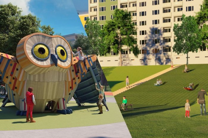 Ilustračný obrázok k článku Trnavčania sa budú sánkovať po celý rok! Pribudnú aj herné prvky a koumunitné záhrady