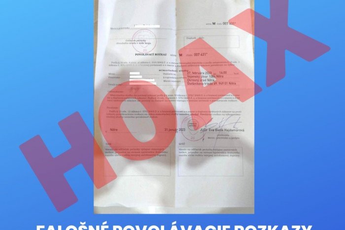 Ilustračný obrázok k článku Kto si strieľa z ľudí? Novozámčan dostal POVOLÁVACÍ ROZKAZ, ministerstvo pred nimi varuje