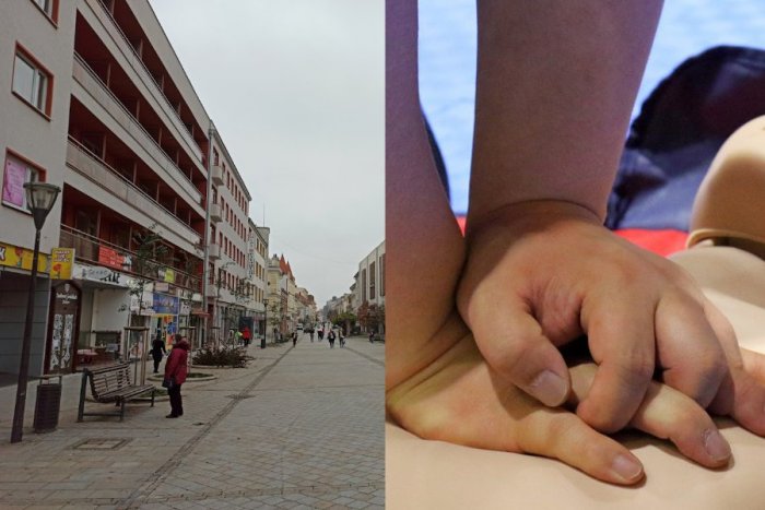 Ilustračný obrázok k článku Dráma na pešej zóne! Na zemi nehybne ležal muž, museli ho OŽIVOVAŤ