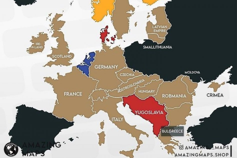 Ilustračný obrázok k článku Svet do roku 2100 podľa umelej inteligencie: Pohltí nás sused, vznikne RAKÚSKO-SLOVENSKO