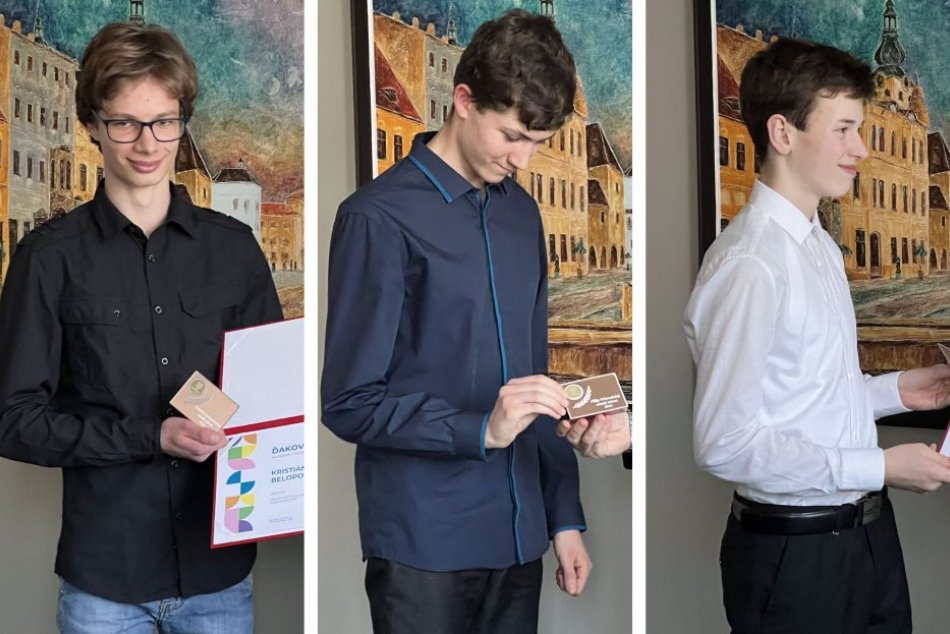 Ilustračný obrázok k článku Nová TRADÍCIA v Bystrici: Mesto prvýkrát ocenilo 3 mladé talenty, FOTO