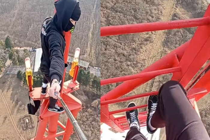 Ilustračný obrázok k článku Pohľad, z ktorého sa vám zatočí hlava! Mladíci vyliezli na VYSIELAČ pri Nitre, VIDEO