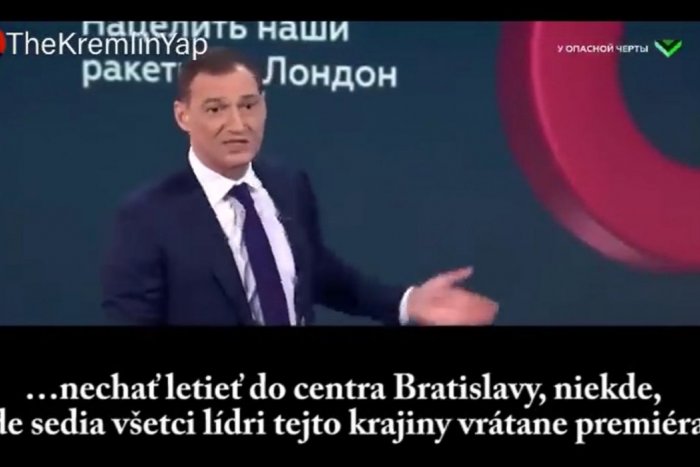 Ilustračný obrázok k článku VYHRÁŽKY v ruskej televízii na adresu Slovenska: Vystrelíme RAKETU do centra Bratislavy!