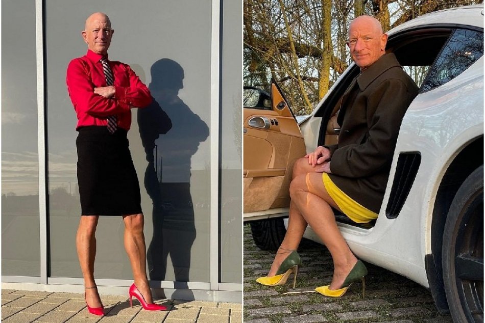 Ilustračný obrázok k článku Mark vymenil saká za sukne a vysoké podpätky: Som stále ten istý manžel a otec! FOTO