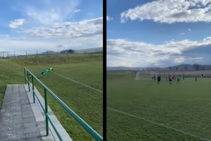 Ilustračný obrázok k článku Dávidova akcia všetkým vyrazila dych: NEUVERITEĽNÝ kúsok z nášho dedinského futbalu! VIDEO