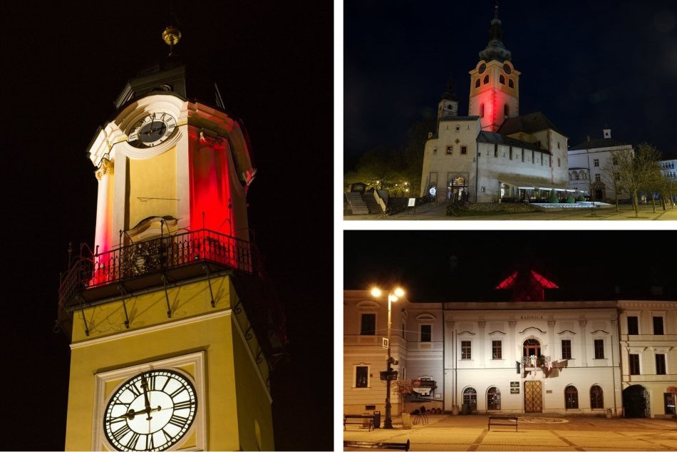 Ilustračný obrázok k článku Bystrické DOMINANTY zmenia farbu: Prečo sa ROZSVIETIA načerveno?