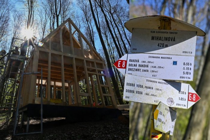 Ilustračný obrázok k článku Útulňa v Malých Karpatoch rastie pred očami: Stáť bude v blízkosti troch trás, FOTO