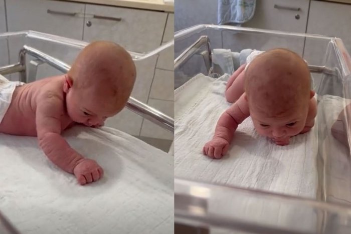 Ilustračný obrázok k článku Mamička neverila vlastným očiam: Bábätko malo len TRI dni a už dvíhalo hlavičku, VIDEO