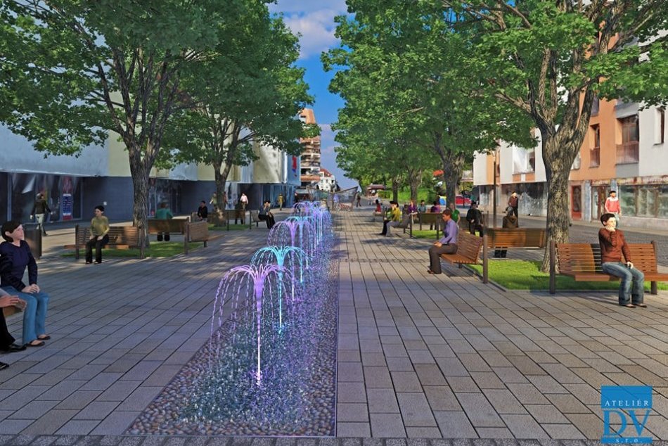 Ilustračný obrázok k článku Mesto vynoví priestor pred OD Jednota: Získalo stavebné povolenie, VIZUALIZÁCIE