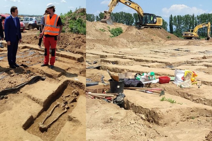 Ilustračný obrázok k článku Priemyselný park bude stáť na POHREBISKU: Objavili tam vyše 260 hrobov, FOTO