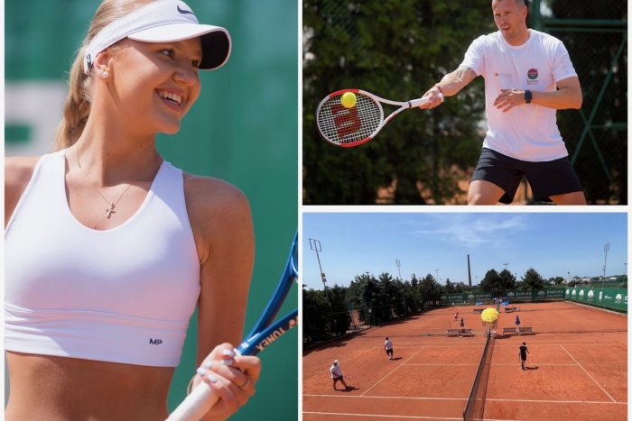 Ilustračný obrázok k článku Športové hviezdy a novinári si to ROZDALI v tenise: Najviac zaujala dcéra Jána Lašáka! FOTO