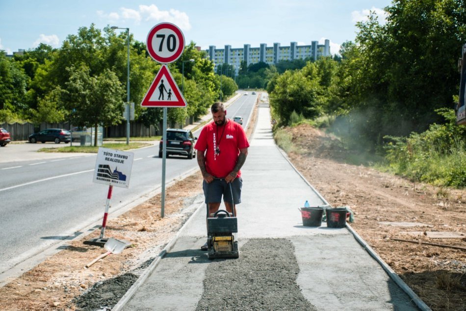 Ilustračný obrázok k článku V Nitre budujú NOVÚ cyklotrasu: Práce by mali byť hotové na jeseň