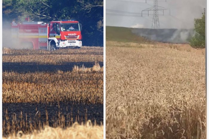 Ilustračný obrázok k článku Pri Nitre VYPUKOL veľký požiar: Oheň mieril k rodinným domom