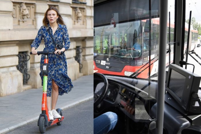 Ilustračný obrázok k článku Prešovský dopravný podnik apeluje na cyklistov a kolobežkárov: Pozor na MŔTVE uhly!