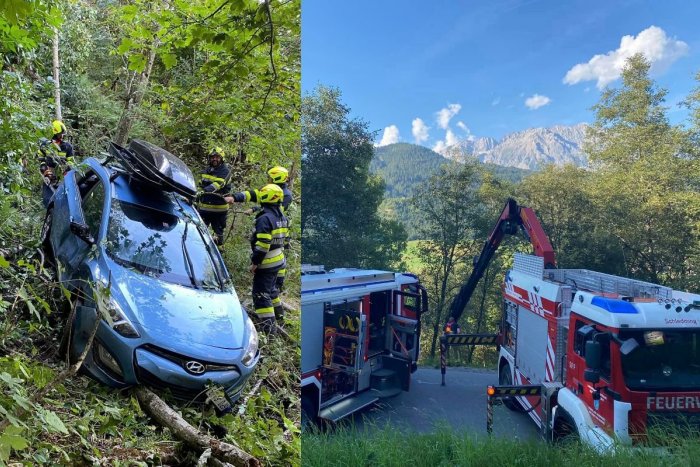 Ilustračný obrázok k článku Autu s českou posádkou v Alpách ZLYHALI brzdy: Zrútilo sa zo zrázu!