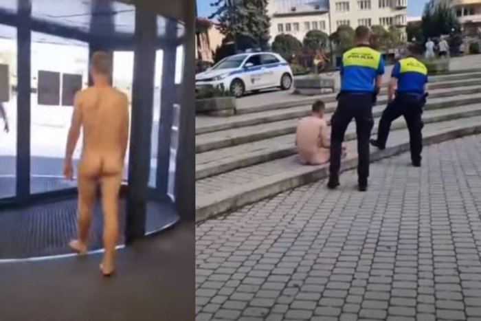 Ilustračný obrázok k článku Naháč z Nitry má konkurenta: Ďalší holý chlap sa premával po nákupnom centre!