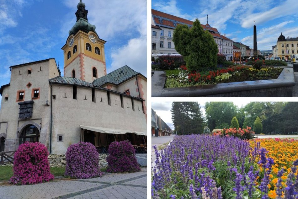 Ilustračný obrázok k článku Pomohlo počasie aj pracovité ruky: Bystrica doslova ROZKVITLA letničkami, FOTO