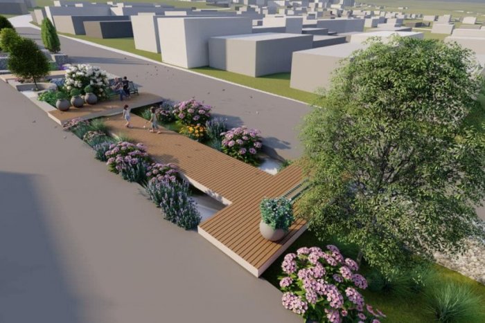 Ilustračný obrázok k článku Takto by mala vyzerať. V Ťahanovciach vznikne JEDINEČNÁ dažďová záhrada