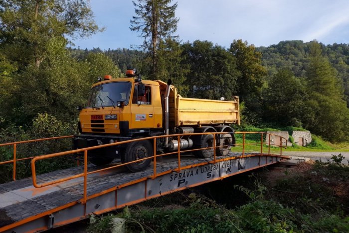 Ilustračný obrázok k článku Výborná správa pre vodičov: Dočasný most v Levočskej doline je už po havárii prejazdný