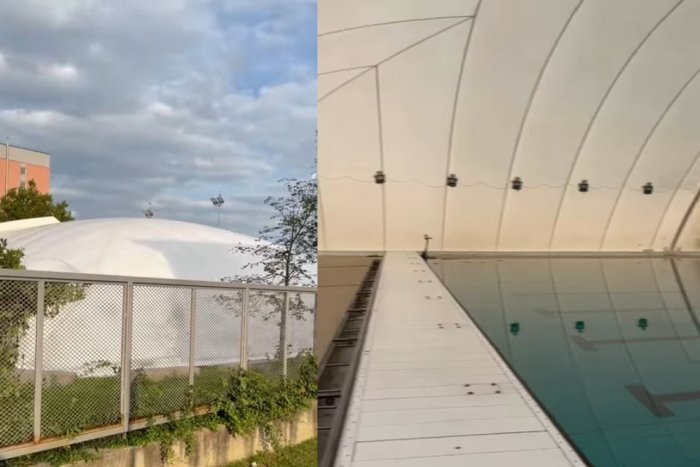 Ilustračný obrázok k článku V Košiciach nafukovačkou prekryli 33-metrový bazén! ODKEDY bude k dispozícii?