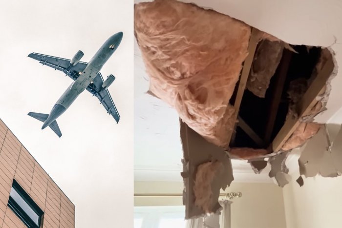 Ilustračný obrázok k článku Ženu vyľakal veľký RACHOT: Strechu domu jej prerazil kus ľadu, ktorý odpadol z LIETADLA