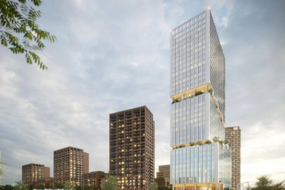 Ilustračný obrázok k článku Na Slovensku postavia DRUHÝ mrakodrap: Vyrastie v Bratislave a bude merať 141 metrov! FOTO