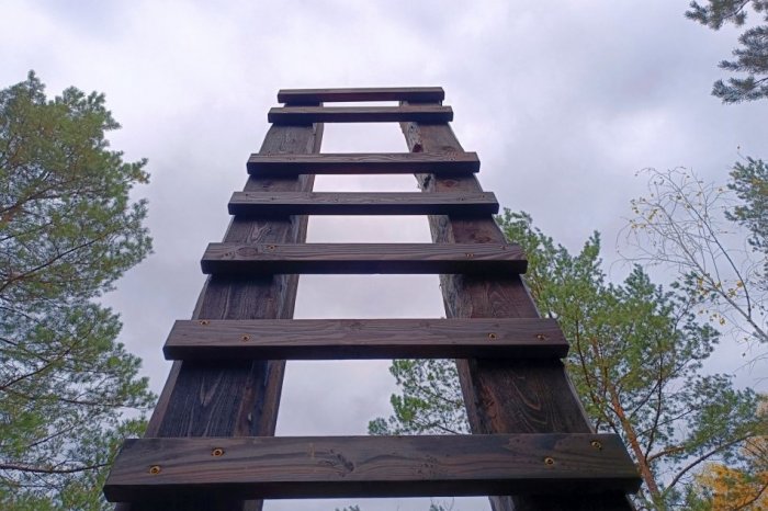 Ilustračný obrázok k článku UNIKTÁTNY rebrík je ATRAKCIOU Podpoľania: Vyniesť ho museli ôsmi chlapi, FOTO