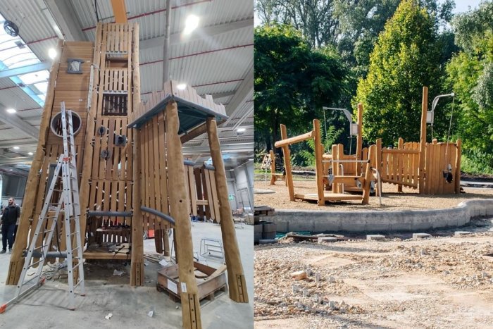 Ilustračný obrázok k článku Nitriansky park dostane nové ihriská: Najväčšou atrakciou bude desaťmetrový hrad