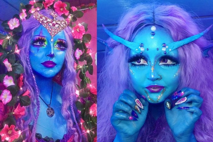 Ilustračný obrázok k článku Mladá žena sa každý deň líči namodro: Považuje sa za MIMOZEMŠŤANA, chcela by VIAC končatín