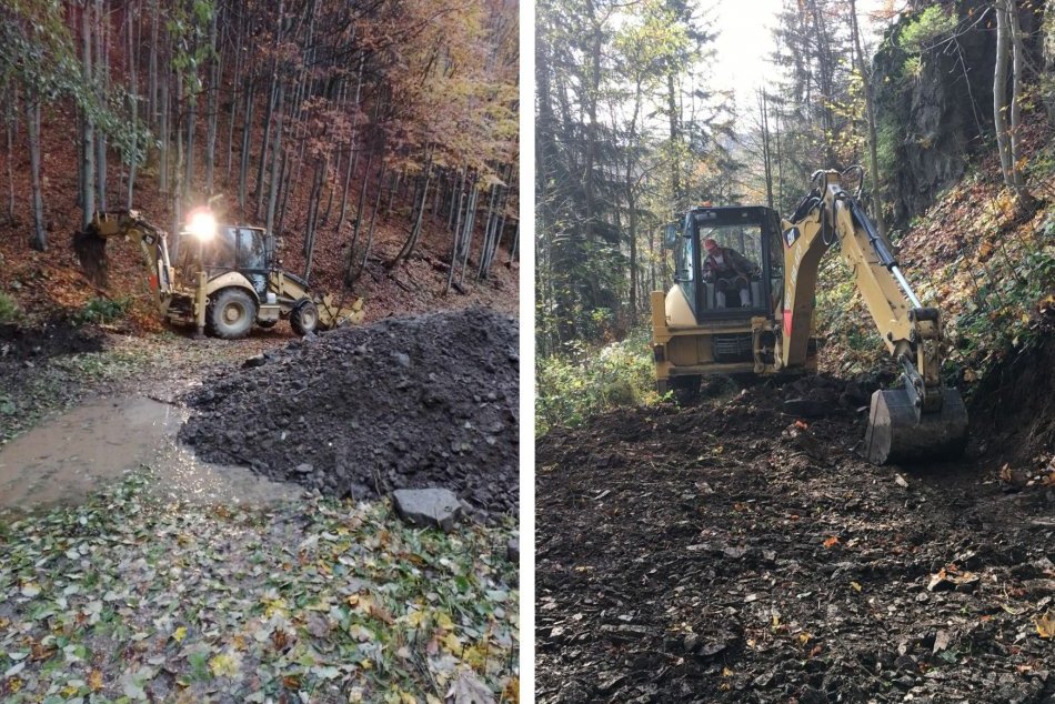 Ilustračný obrázok k článku Bežkárov čakajú VYNOVENÉ trate: Pri ÚPRAVÁCH pomohol aj bager, FOTO