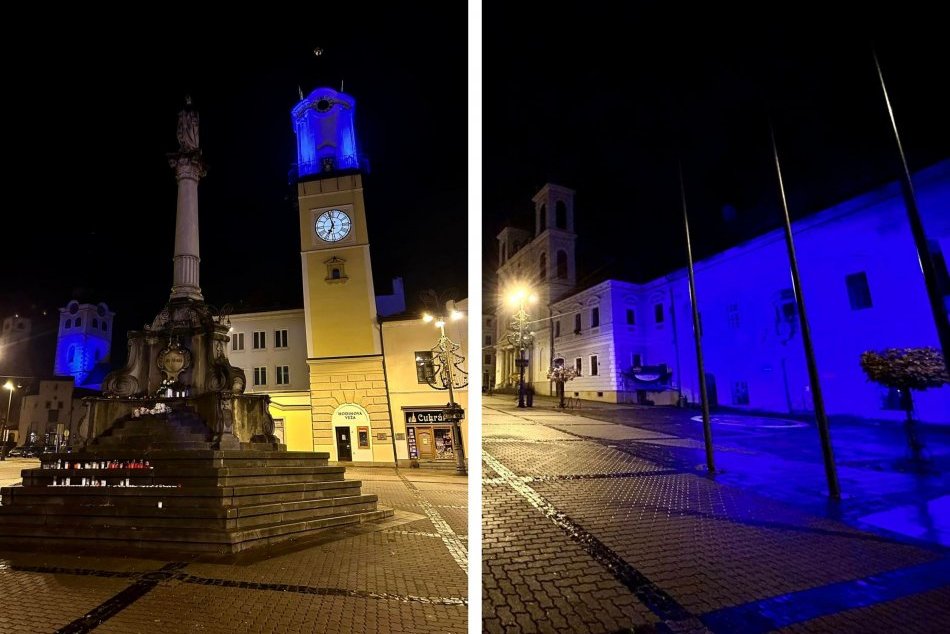 Ilustračný obrázok k článku Bystrické DOMINANTY v najbližších dňoch ZMENIA farby: Budú modré, fialové aj ponorené do tmy