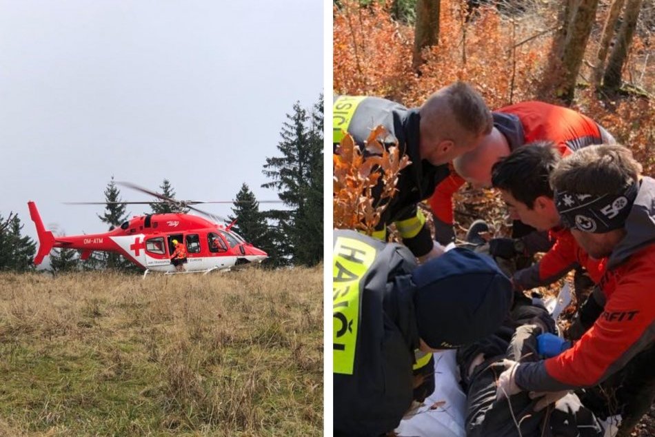 Ilustračný obrázok k článku SMRTEĽNÝ úraz v Kremnických vrchoch: Mužovi už nepomohla ani ZÚFALÁ snaha kolegov, FOTO