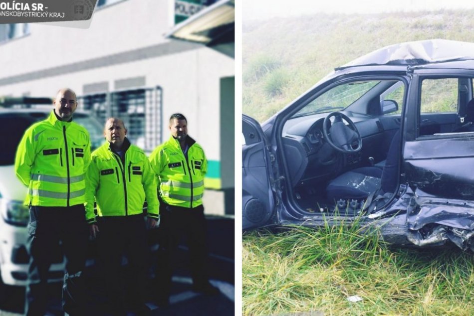 Ilustračný obrázok k článku HRDINOVIA v uniformách: Policajti boli NÁHODOU pri VÁŽNEJ nehode, okamžite zasiahli, FOTO