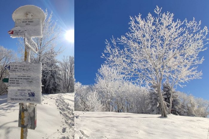 Ilustračný obrázok k článku Tribeč ako z vianočnej rozprávky: Martin sa podelil o ZÁBERY z najvyššieho bodu