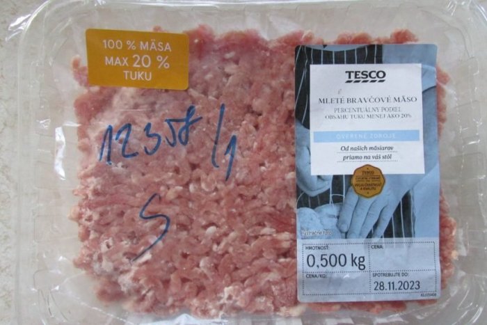 Nevyhovujúci výrobok Mleté bravčové mäso PL24770305WE