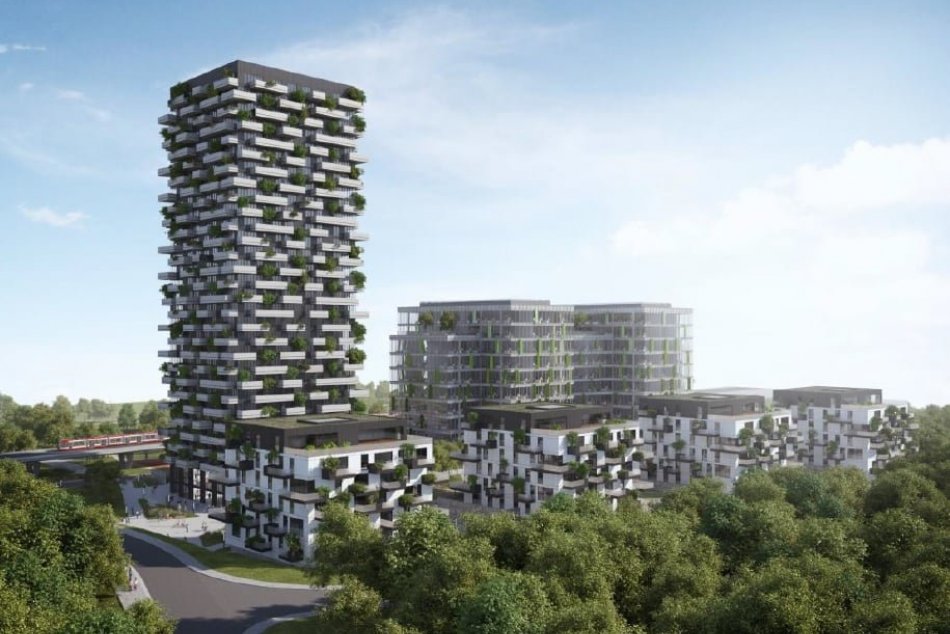 Ilustračný obrázok k článku FOTO: Moderná brána do Petržalky BUDE! Bratislava povolila projekt Green Park