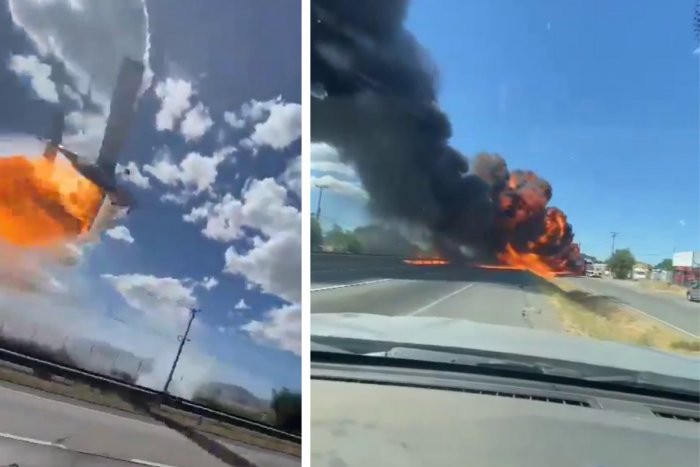 Ilustračný obrázok k článku Hasičské lietadlo sa ZRÚTILO na autá! Desivú nehodu natočili na VIDEO